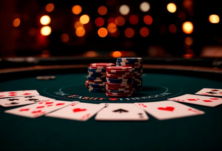 Antarmuka permainan Fishing Arcade menampilkan ikan yang bergerak dan kontrol penembakan pemain